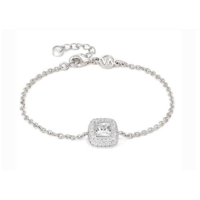 NOMINATION ITALY Domina Silver CZ Square Bracelet