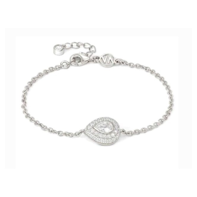 NOMINATION ITALY Domina Silver CZ Tear Drop Bracelet