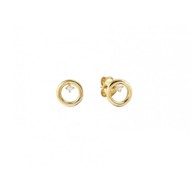 NOMINATION ITALY Dreams Beats Gold Plated Round Earrings