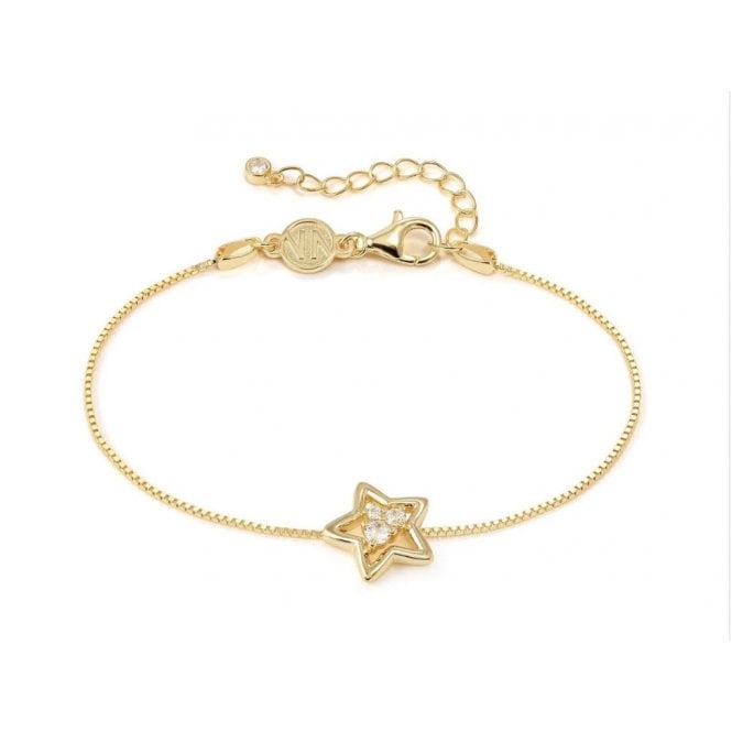 NOMINATION ITALY Dreams Beats Gold Plated Star Bracelet