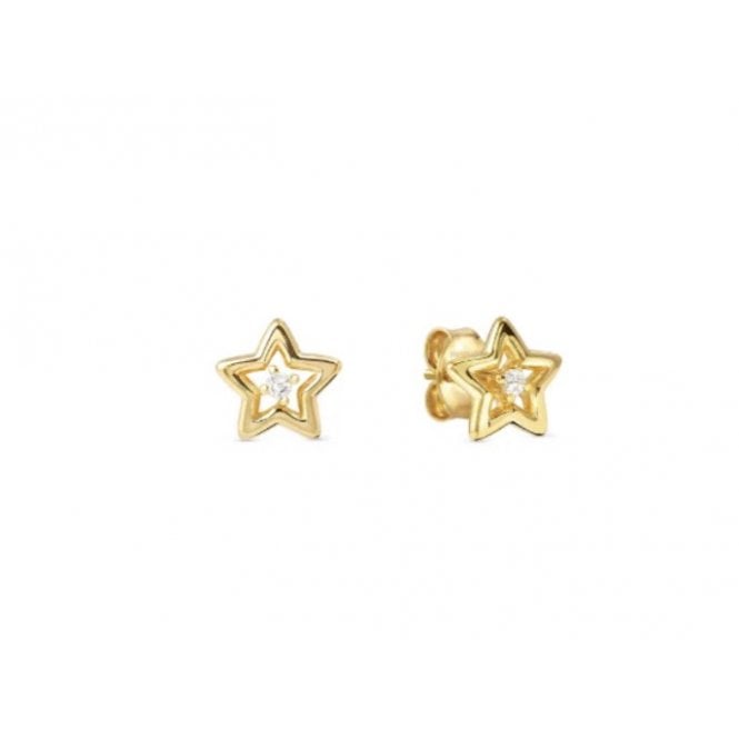 NOMINATION ITALY Dreams Beats Gold Plated Star Earrings
