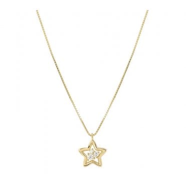 Dreams Beats Gold Plated Star Necklace