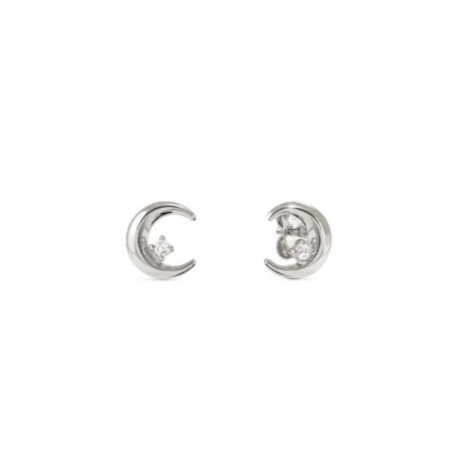 NOMINATION ITALY Dreams Beats Silver Moon Earrings