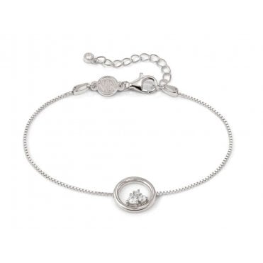 Dreams Beats Silver Round Bracelet
