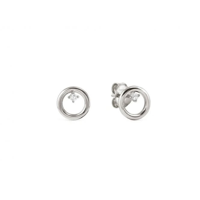 NOMINATION ITALY Dreams Beats Silver Round Earrings