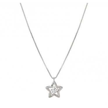 Dreams Beats Silver Star Necklace