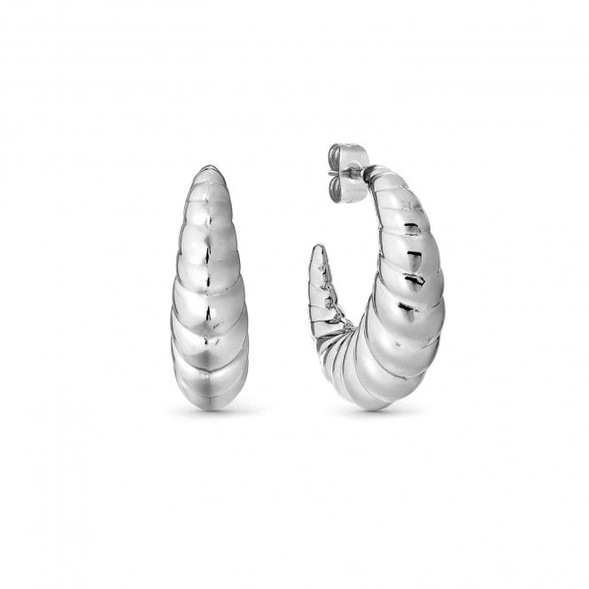 NOMINATION ITALY Ecclettica Silver Croissant Earrings