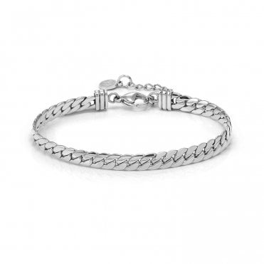 Ecclettica Silver Curb Chain Bracelet