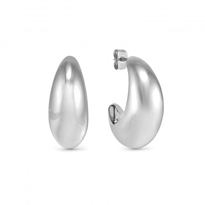 NOMINATION ITALY Ecclettica Silver Medium Moon Earrings