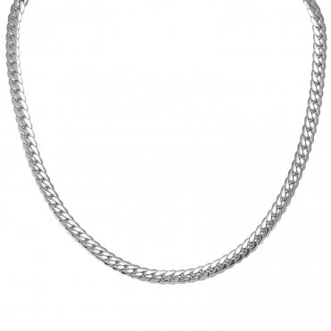 Ecclettica Silver Snake Chain Necklace