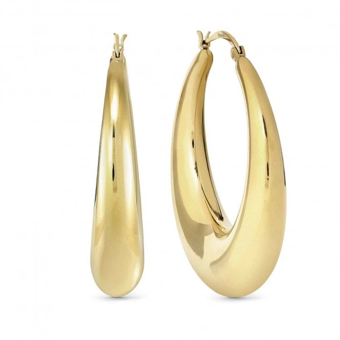 NOMINATION ITALY Ecclettica Yellow Gold Large Moon Earrings