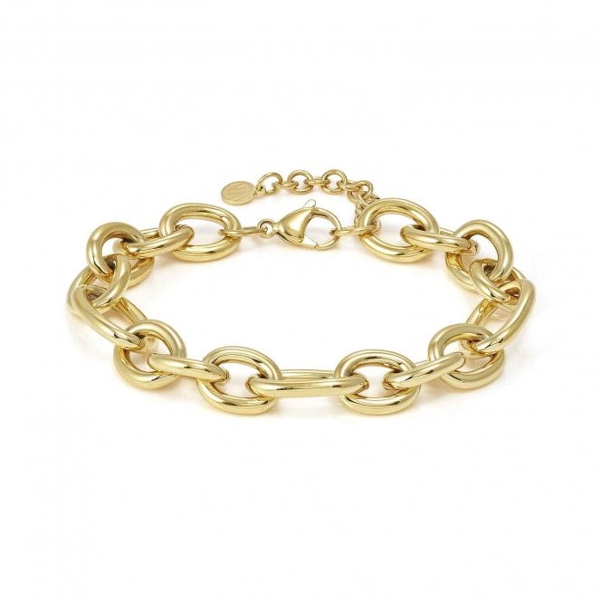 NOMINATION ITALY Ecclettica Yellow Gold Oval Link Bracelet