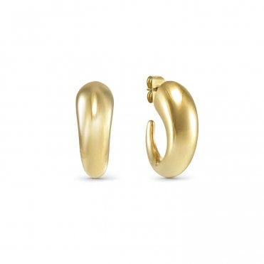 Ecclettica Yellow Gold Small Drop Earrings
