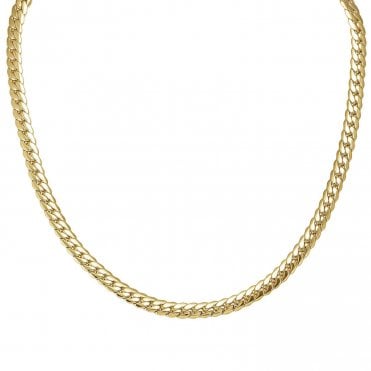 Ecclettica Yellow Gold Snake Chain Necklace