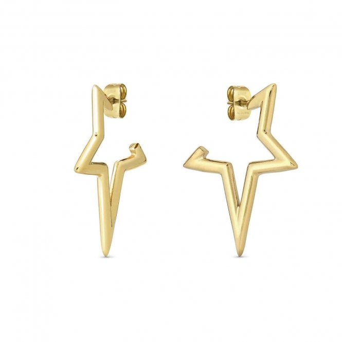 NOMINATION ITALY Ecclettica Yellow Gold Star Shaped Earrings