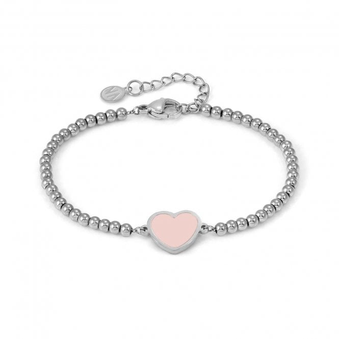 NOMINATION ITALY Emosfere Stainless Steel Pink Heart Bracelet