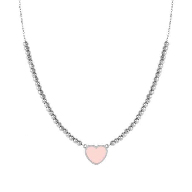 NOMINATION ITALY Emosfere Stainless Steel Pink Heart Necklace