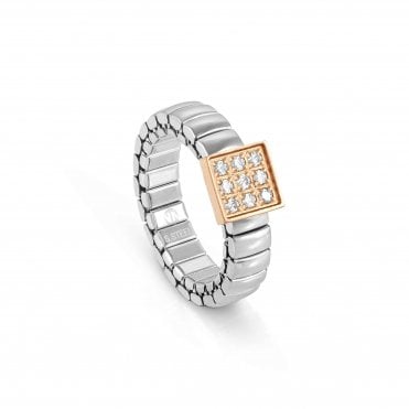 Extension Life Ed. Adjustable Rose Gold Square Ring