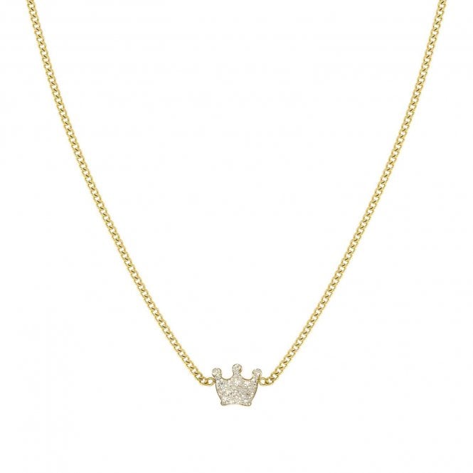 NOMINATION ITALY FairyIcons Gold PVD Glitter Crown Necklace