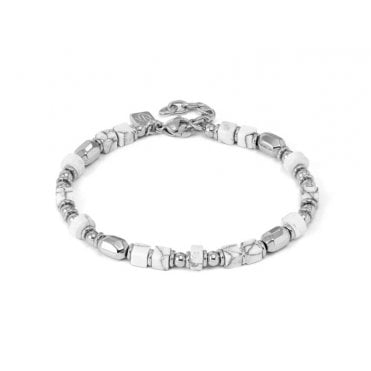 Instinct Infinity Edition Large White Howlite Bracelet