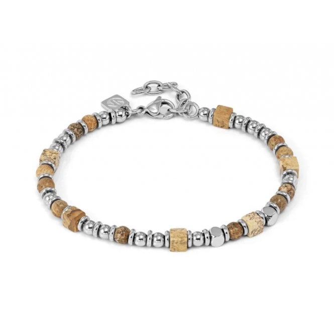 NOMINATION ITALY Instinct Infinity Edition Paesina Stone Bracelet