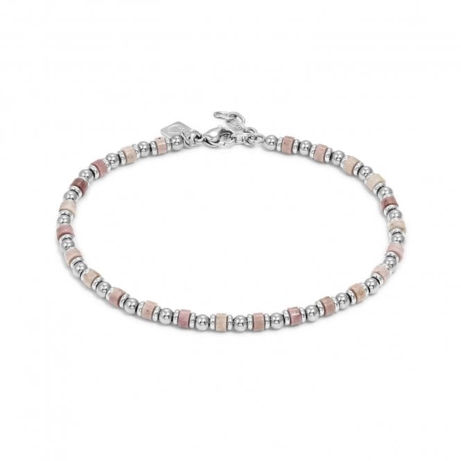 NOMINATION ITALY InstinctStyle Sea Edition Stainless Steel and Pink Jade Anklet