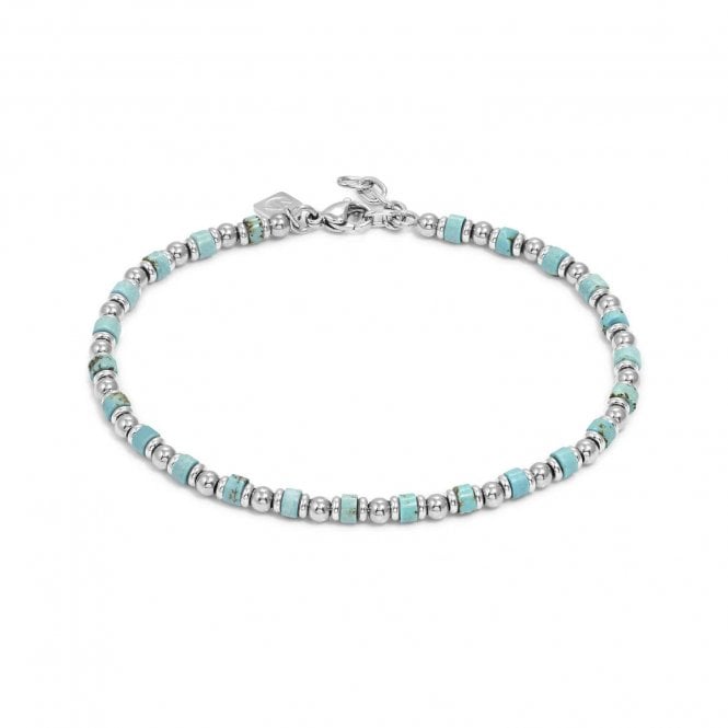 NOMINATION ITALY InstinctStyle Sea Edition Stainless Steel and Turquoise Anklet