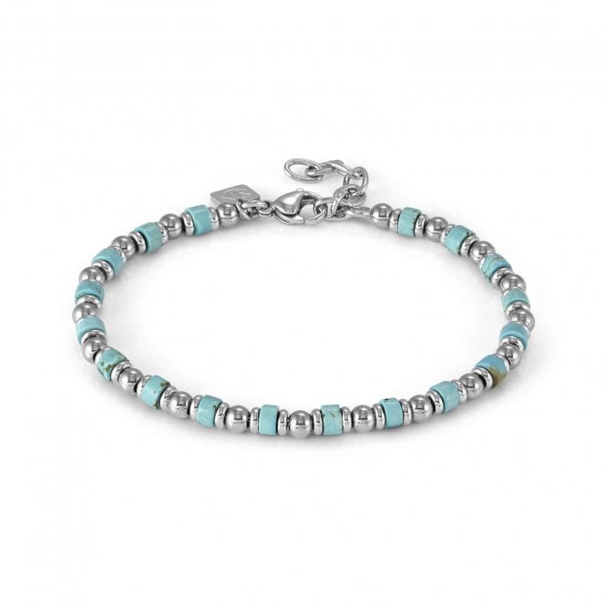 NOMINATION ITALY InstinctStyle Sea Edition Stainless Steel and Turquoise Bracelet