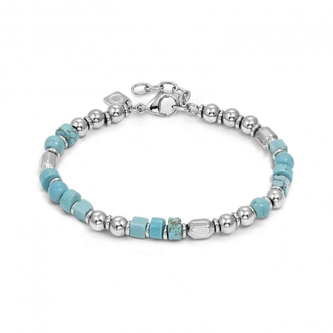 NOMINATION ITALY InstinctStyle Sea Edition Stainless Steel and Turquoise Bracelet