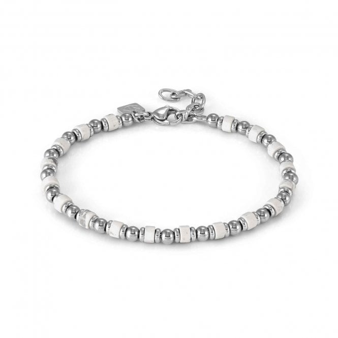 NOMINATION ITALY InstinctStyle Sea Edition Stainless Steel and White Turquoise Bracelet