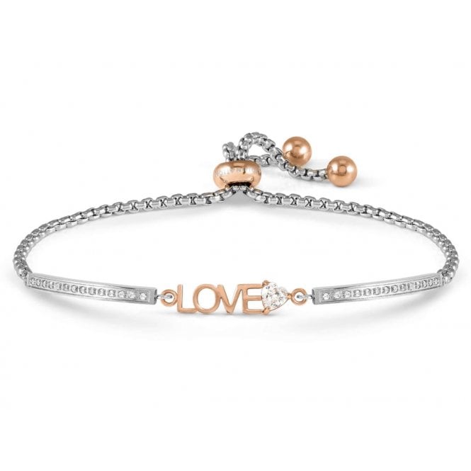 NOMINATION ITALY LOVE Rose Gold Plated CZ Milleluci Bracelet