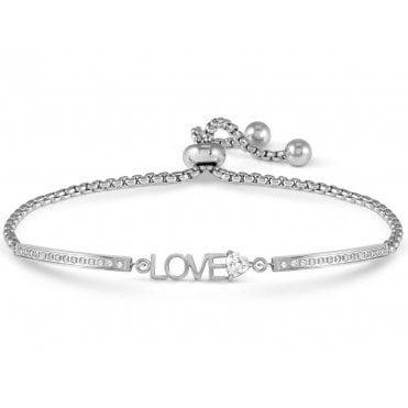 LOVE Silver CZ Milleluci Bracelet