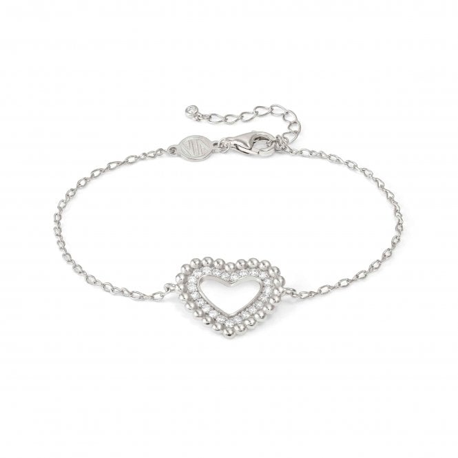 NOMINATION ITALY Lovecloud Silver CZ Heart Bracelet