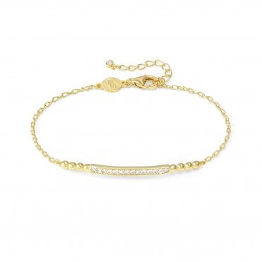 Lovecloud Yellow Gold CZ Bracelet