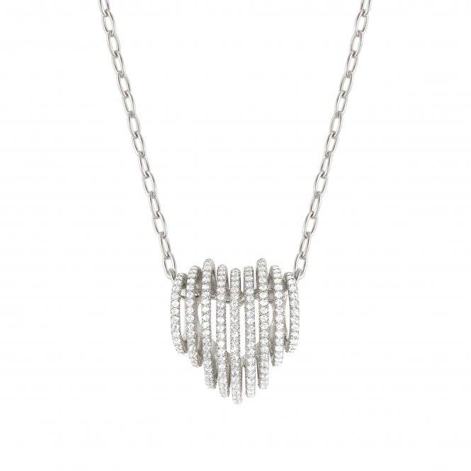 NOMINATION ITALY Lovelight Silver & CZ Heart Necklace