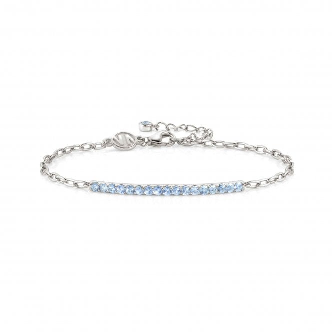 NOMINATION ITALY Lovelight Silver & Light Blue CZ Bracelet