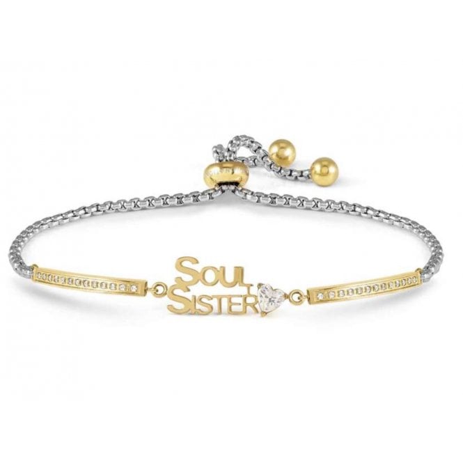 NOMINATION ITALY Milleluci Gold Plated CZ Soul Sister Bracelet