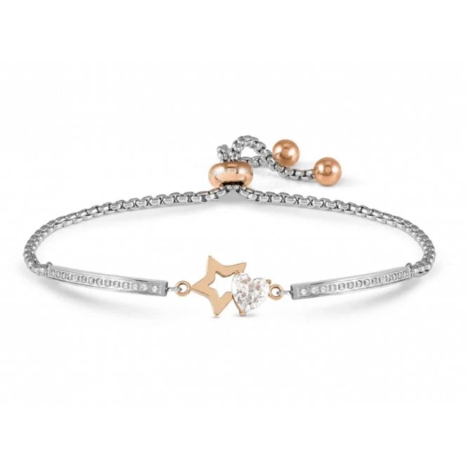 NOMINATION ITALY Milleluci Rose Gold Plated CZ Star Bracelet