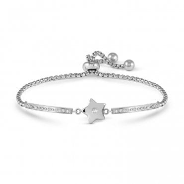 Milleluci Silver Star Adjustable Bracelet