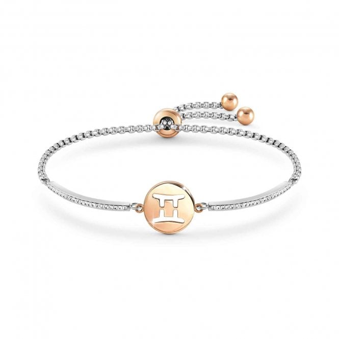 NOMINATION ITALY Milleluci Zodiac Gemini Rose Gold PVD Bracelet