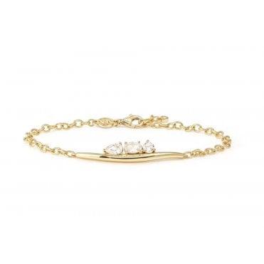 My Rebel Art Gold Plated Bracelet