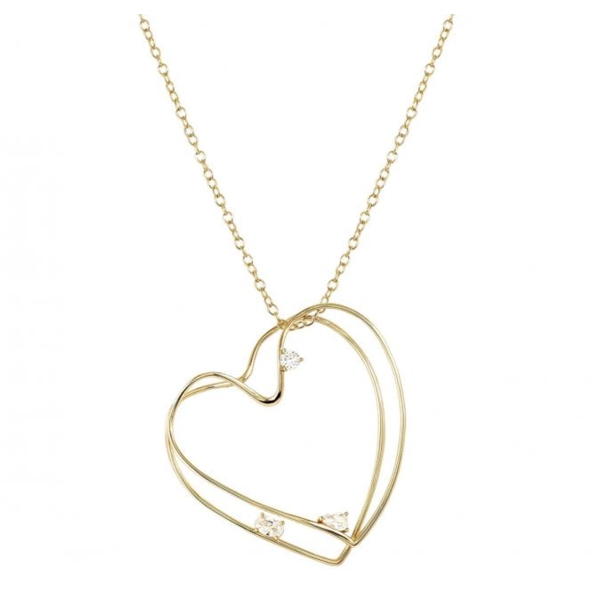 NOMINATION ITALY My Rebel Art Gold Plated Heart Long Necklace