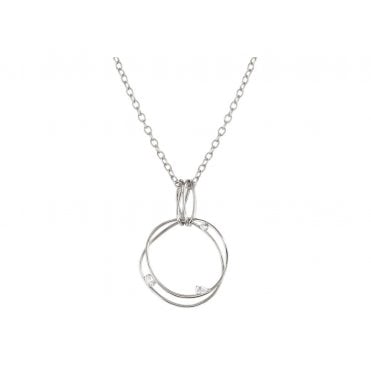 My Rebel Art Silver Round Necklace