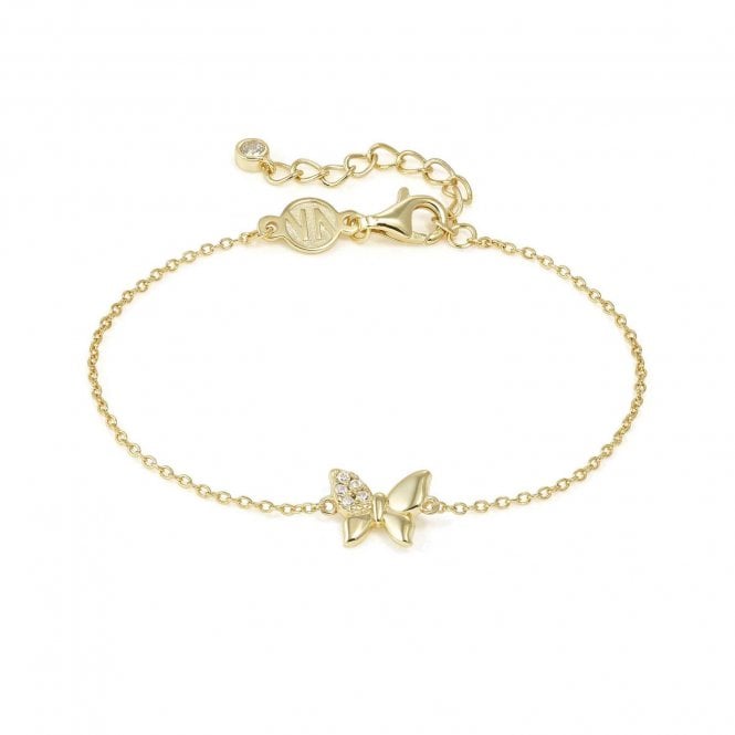 NOMINATION ITALY Petit Sparkle Gold Plated Butterfly Bracelet