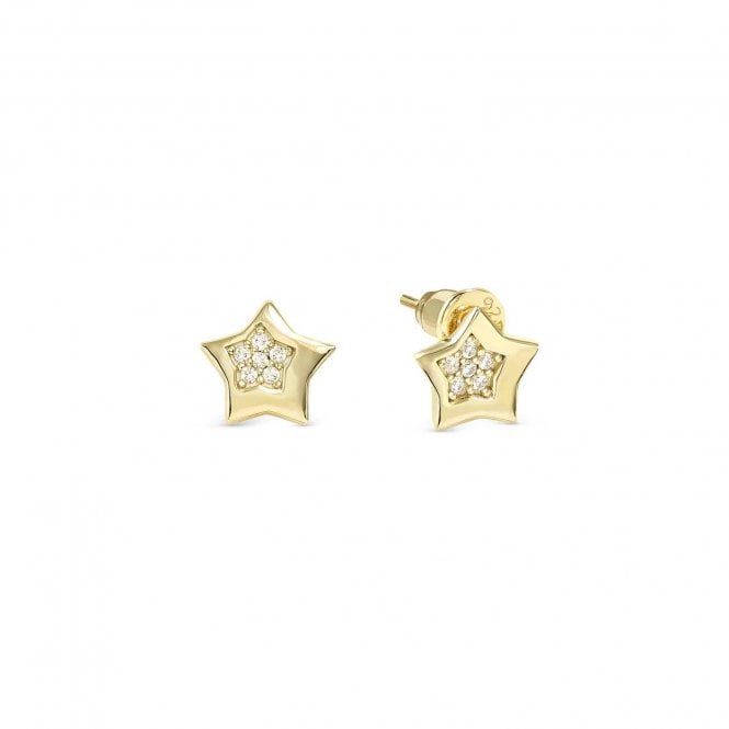 NOMINATION ITALY Petit Sparkle Gold Plated Star Stud Earrings