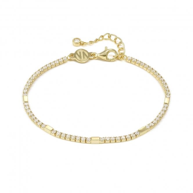 NOMINATION ITALY Petit Sparkle Gold Plated Tennis Bracelet