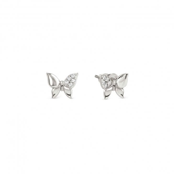 NOMINATION ITALY Petit Sparkle Silver Butterfly Stud Earrings
