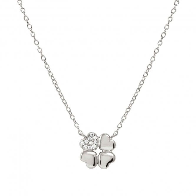 NOMINATION ITALY Petit Sparkle Silver Clover Necklace
