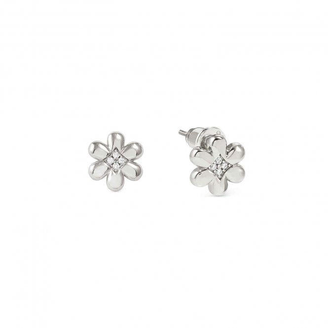 NOMINATION ITALY Petit Sparkle Silver Flower Stud Earrings