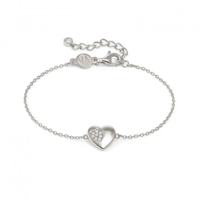 NOMINATION ITALY Petit Sparkle Silver Heart Bracelet